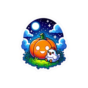 Sweet Chicken and Pumpkin Kiss-Cut Vinyl Decals