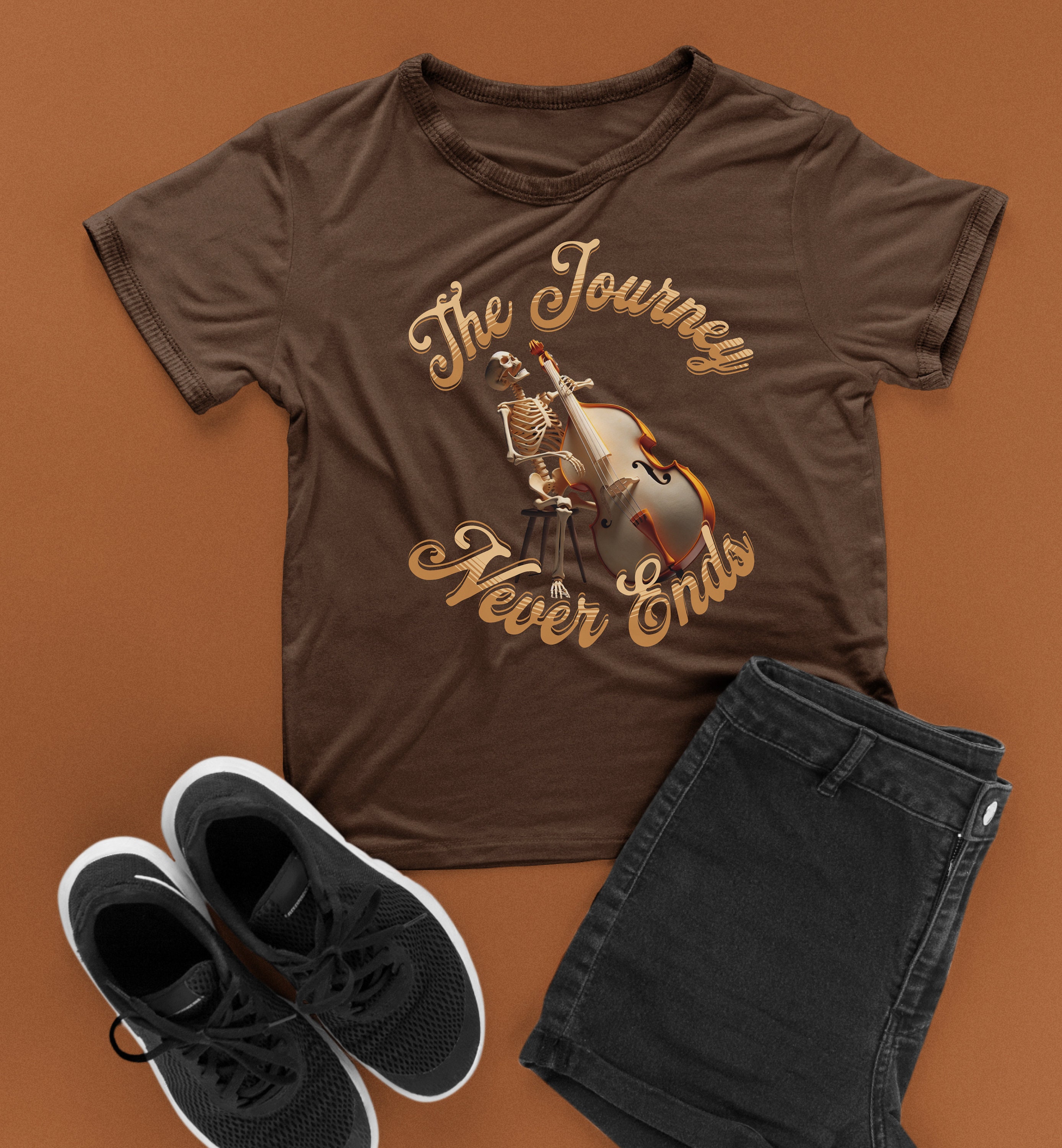 Bass Player Shirt, Upright Bass Player Gift, Skeleton Shirt, Classical