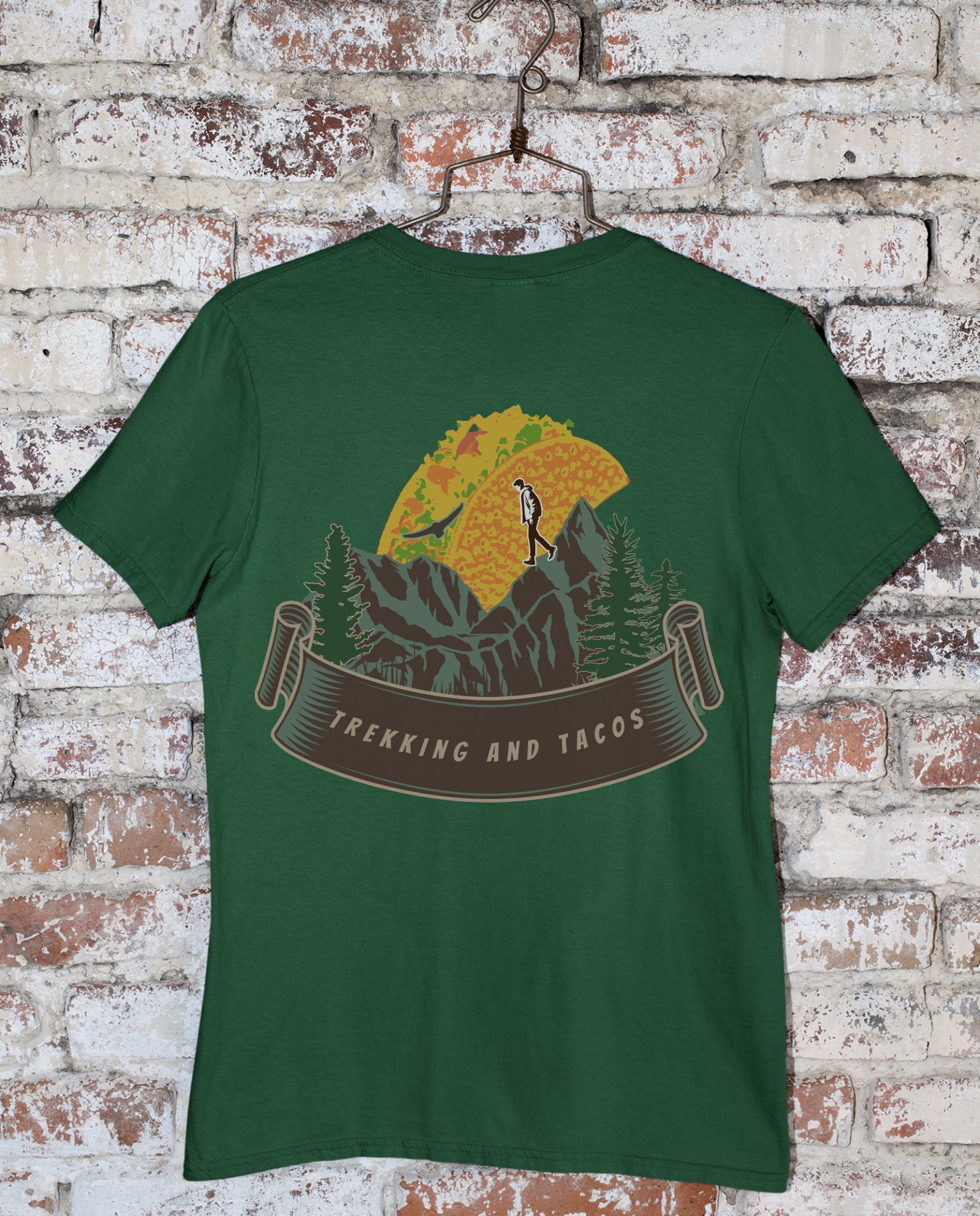 Taco Shirt for Hikers, Hiking Shirt, Hiking Gift, Fast Food Shirt