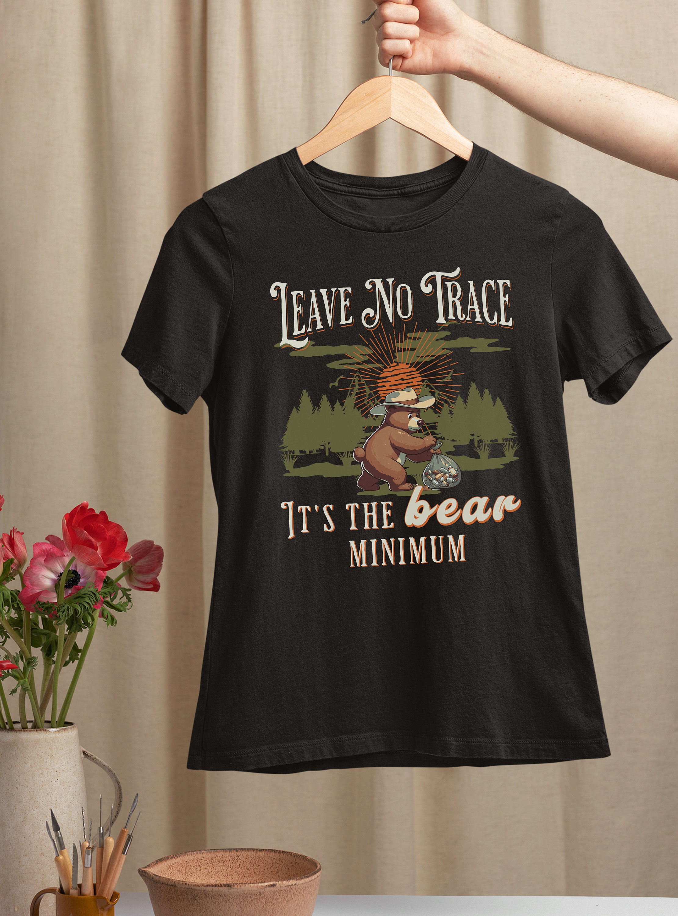 Hiking Shirt, Animal Pun Shirt, Dont Litter, Outdoorsy Shirt for Women