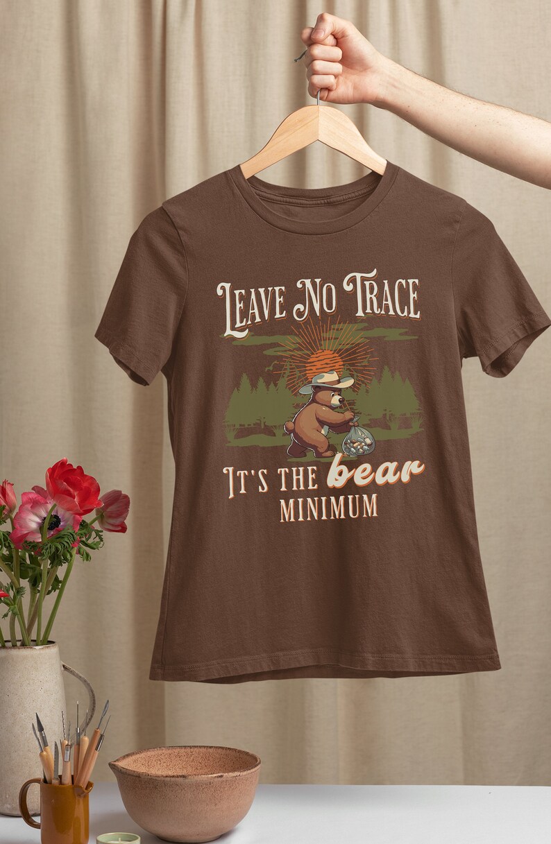 Hiking Shirt, Animal Pun Shirt, Dont Litter, Outdoorsy Shirt for Women, Outdoorsy Shirt for Men