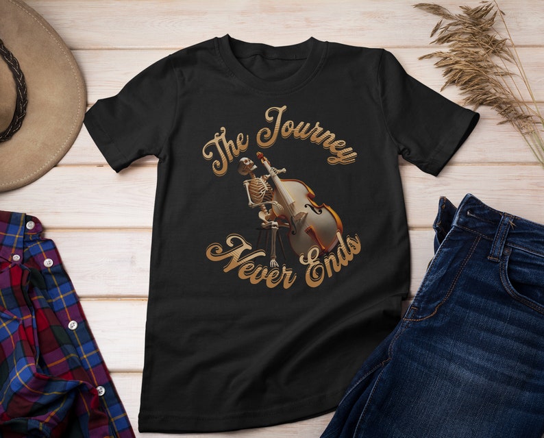 Bass Player Shirt, Upright Bass Player Gift, Skeleton Shirt, Classical