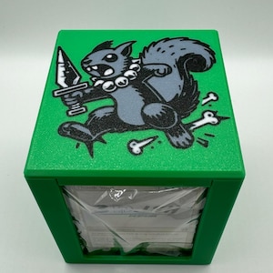 Squirrel Theme - Magnetic Commander Showcase Deck Box