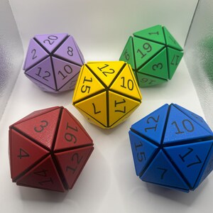 D20 Clicker Fidget