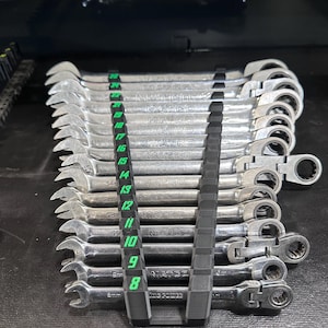 Magnetic Wrench Organizer: Toolbox Space Saver