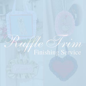 Ruffle Trim Needlepoint Finishing