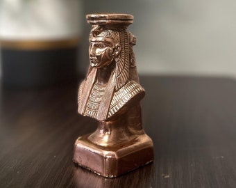 Statue of Egyptian Queen Cleopatra, Egyptian Statue Cleopatra Sculpture, Cleopatra Queen Figurine, Egyptian Altar Decor, Made in Egypt (213)