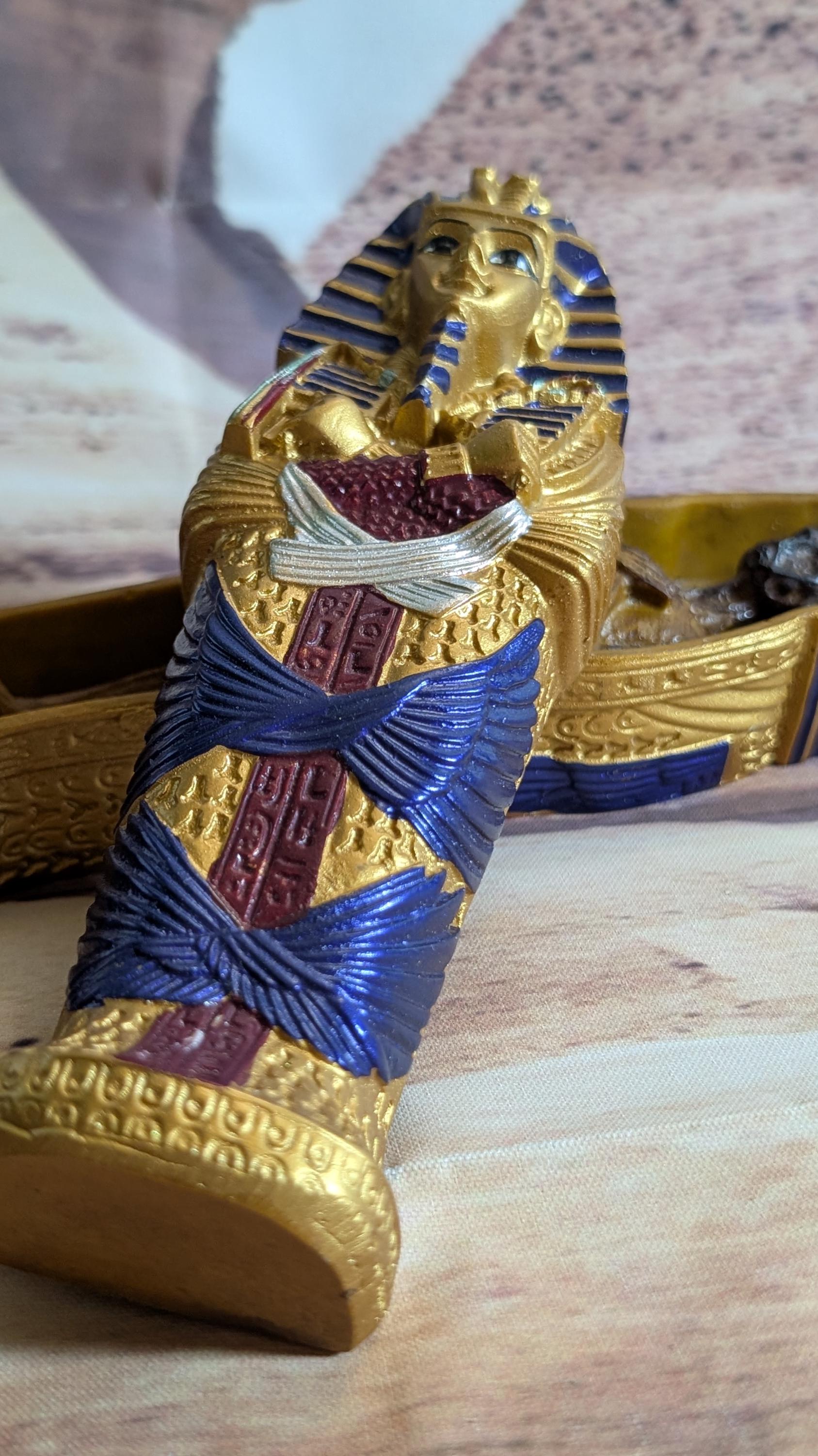 エジプトの樹脂棺：ツタンカーメンのミイラの石棺箱 - Etsy 日本