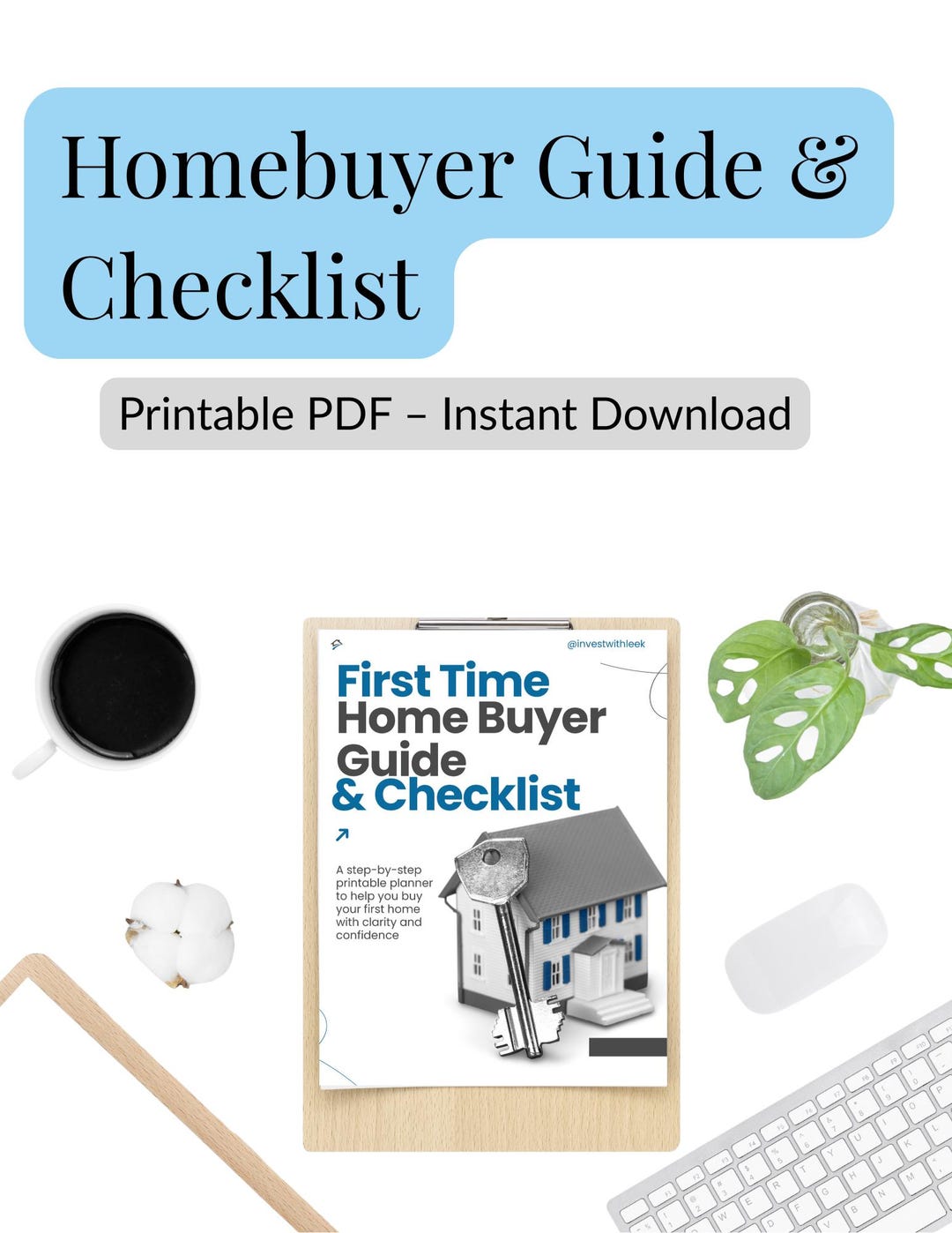Printable First-time Homebuyer Guide – Real Estate Planner & Checklist ...