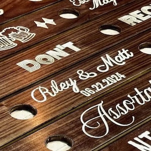 Shotski personalizzabile per 2 persone: perfetto per matrimoni, addii al celibato e nubilato!