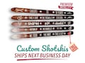 Custom Engraved Wooden Shot Ski: Wedding & Party Fun