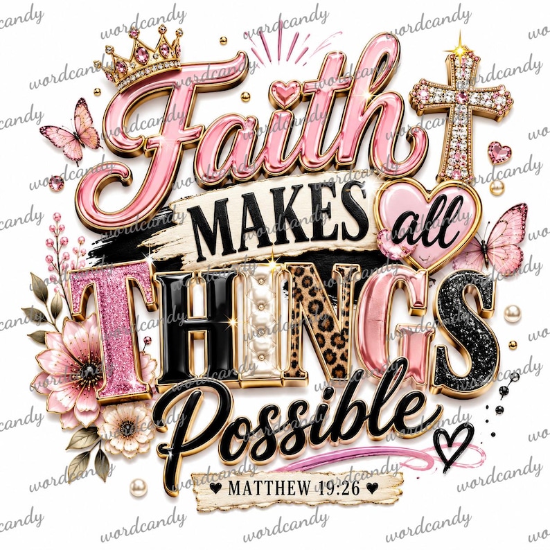 Word Candy Designer Black Girl T-Shirt Designs African American Faith Quotes Positive Affirmations Custom Dall e GPT Custom ChatGpt Wall Art Bild 13
