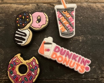 Dunkin’ Donuts croc charm sets