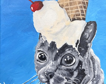 Retrato personalizado de mascota