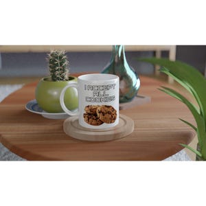 Aceptar todas las cookies - Taza de cerámica con juego de palabras tecnológico