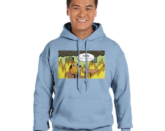 Did We Start the Fire - Classic Cotton -Blend Hoodie - Comfy and Funny Gift