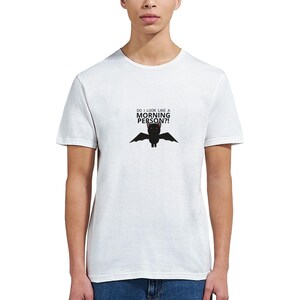 Not a Morning Bat - Relatable Graphic Tee image 2