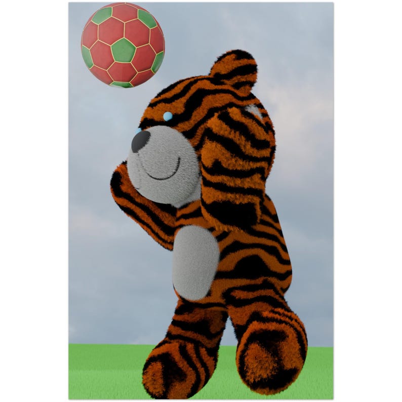 Ronaldo Tigger Football Poster – FIFA World Cup 2026 Wall Art image 2