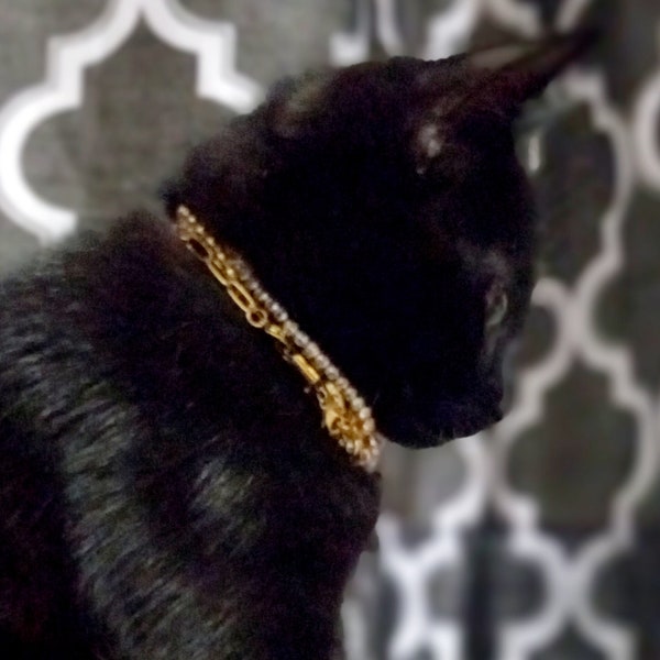 COMING SOON. Kitty gold chain Necklaces.