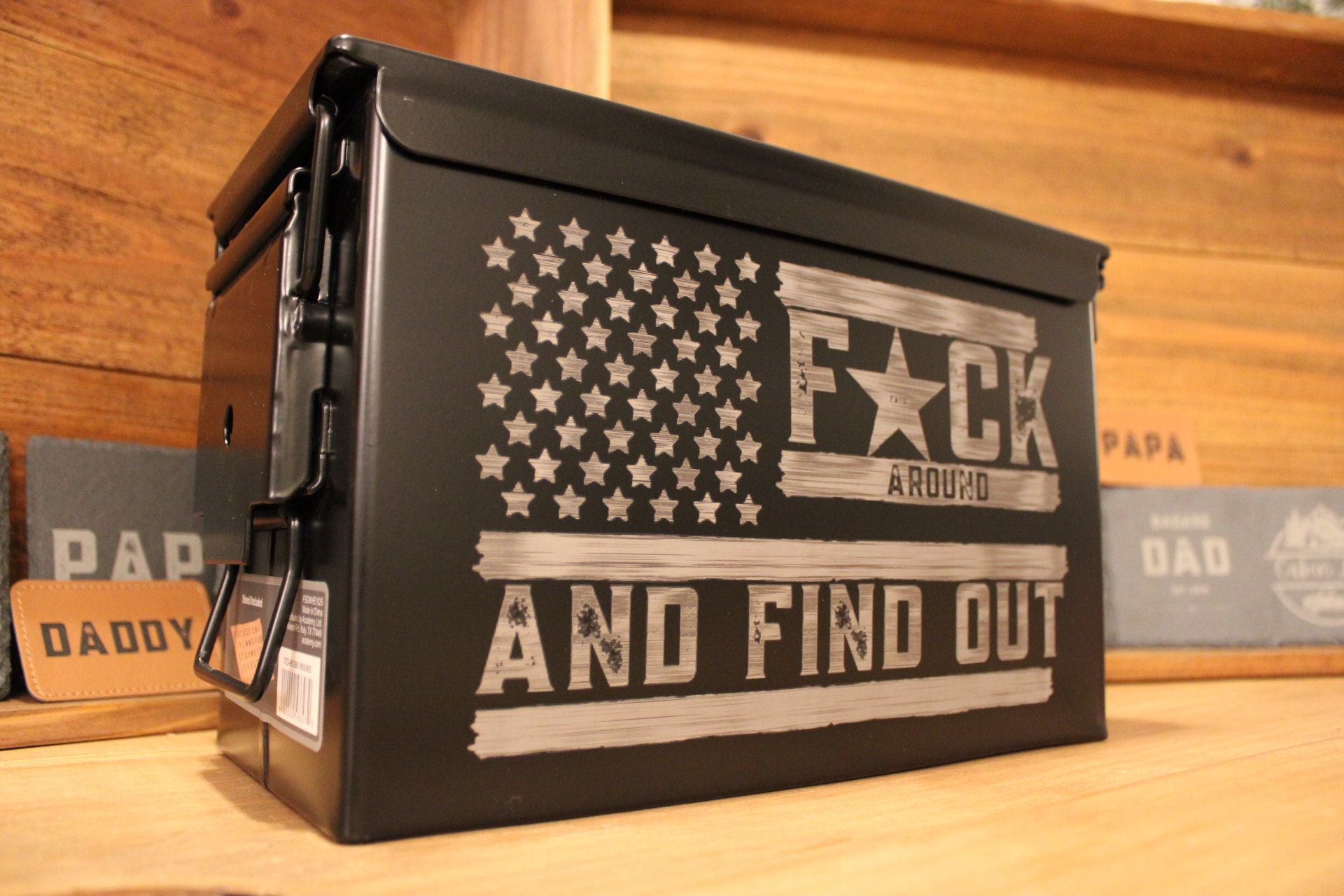 Personalized Ammo Box, Fuck Around & Find Out, Engraved Military Ammo ...