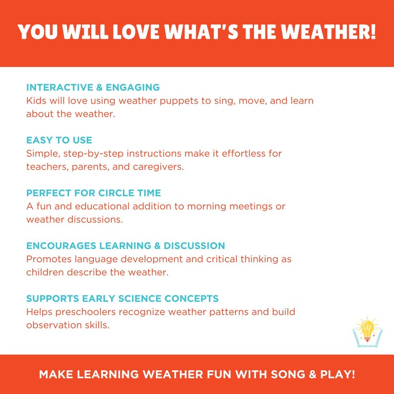 Marionnettes et musique de la météo - imprimable météo pour enfants d'âge préscolaire, éducation Montessori, apprentissage pour les enfants d'âge préscolaire, apprentissage de la musique pour les enfants d'âge préscolaire, image 3