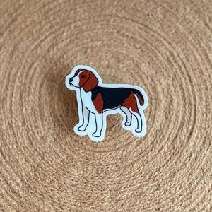 Beagle Sticker Waterproof Waterbottle Laptop Dog Sticker Gift