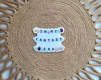 In My Fantasy Era Sticker - Waterproof Clear Vinyl, Book Lover Gift