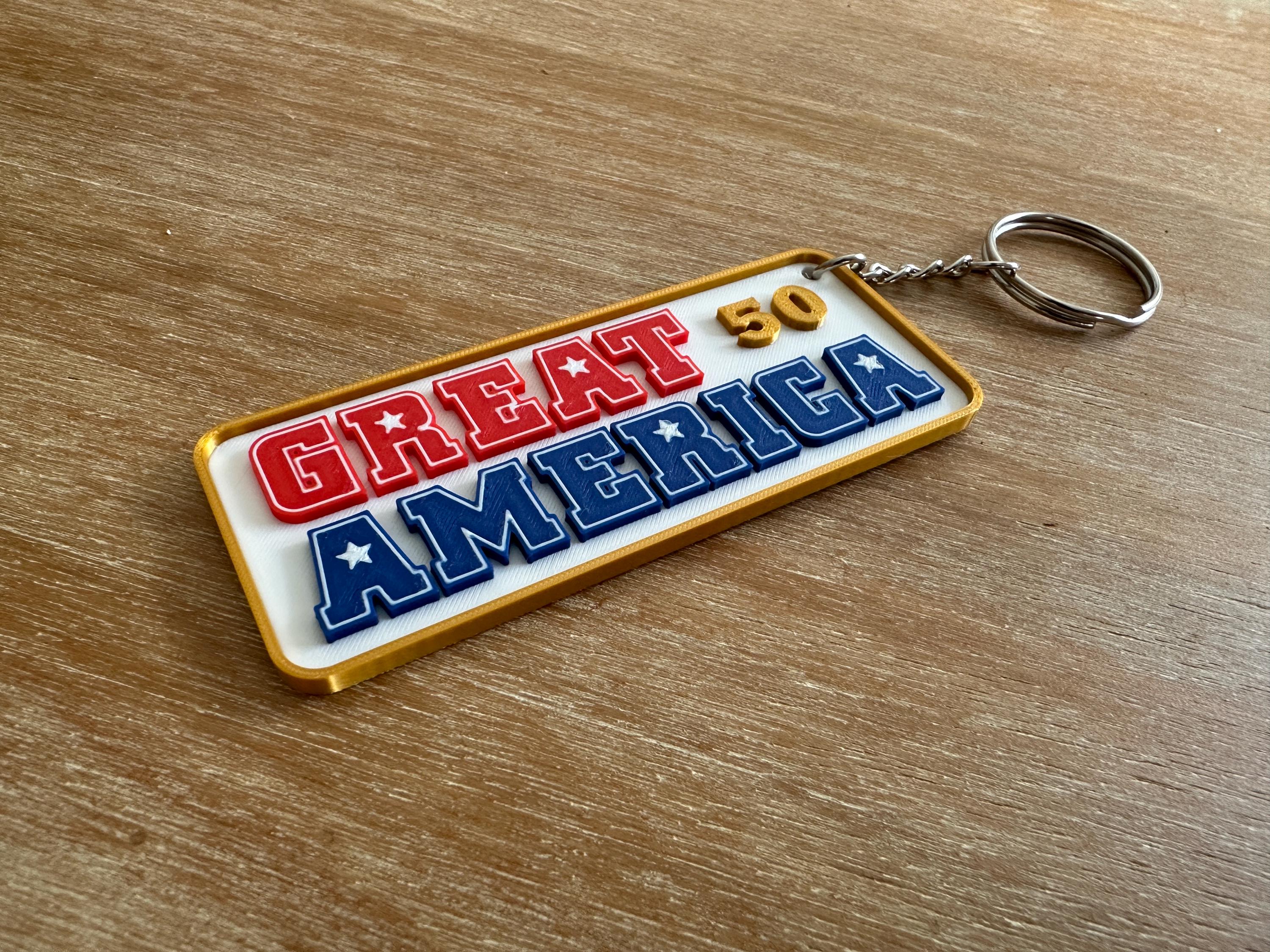 Six Flags Keychain - Etsy