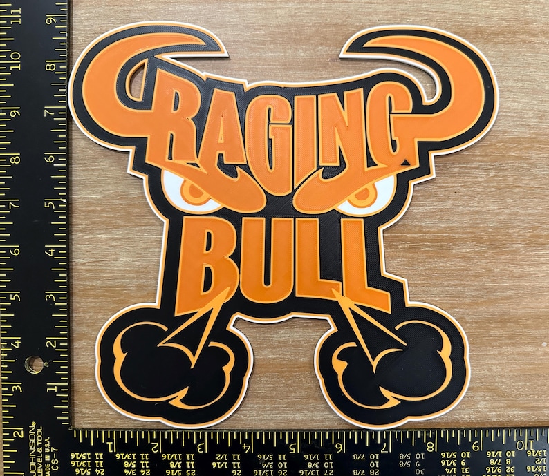 Raging Bull Roller Coaster Replica Sign - Etsy