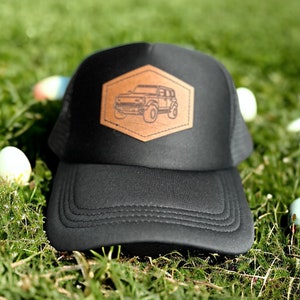 Bronco Leather Patch Hat