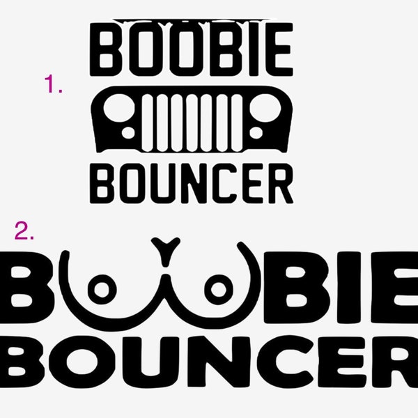 Boobie Bouncer Decal