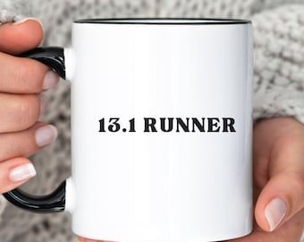 13.1 Mug semi-marathon, cadeau de soins personnels pour coureur, tasse à café pour le jour de la course