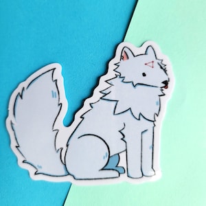 Jjk Demon Dog Vinyl Sticker, Demon Dog Sticker, Jjk Fanart Sticker, Jujutsu Kaisen Sticker, Megumi’s Demon Dogs, Anime Kawaii
