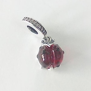 Pandora Moments Sterling Silver Red Ladybird Dangle Charm