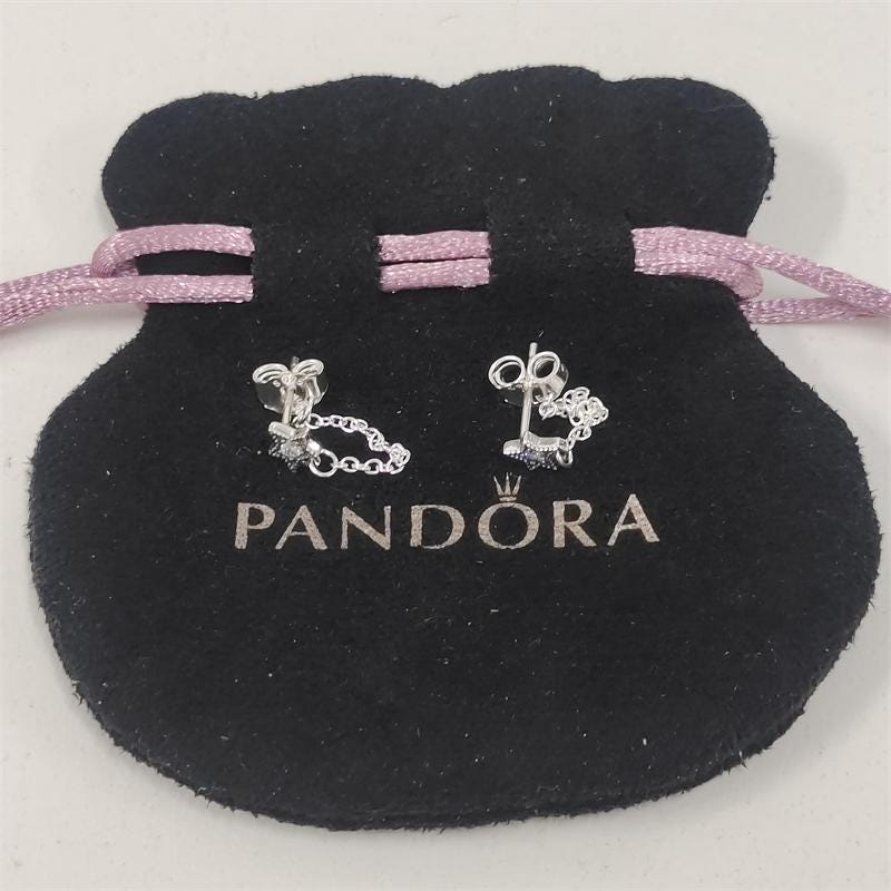 Pandora Celestial Star Stud Earrings - Etsy