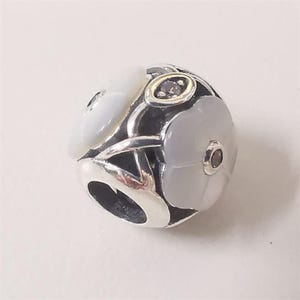 Pandora Sterling Silver ALE 925 Luminous Floral Charm