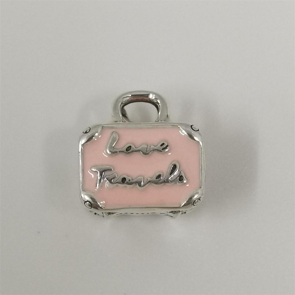Pandora Pink Travel Bag Charm スターリングシルバー PANDORA Pink Travel Bag Charm - Walmart.com