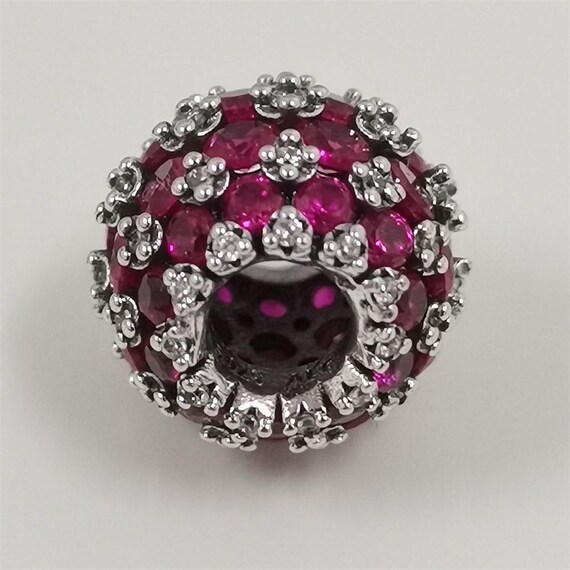Pandora Sparkling Pavé Round Pink Charm Canada