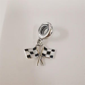 Pandora S925 Charm Finish Line Dangle