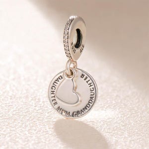 Pandora Pendant Charm Dangle THREE GENERATIONS S925 ALE