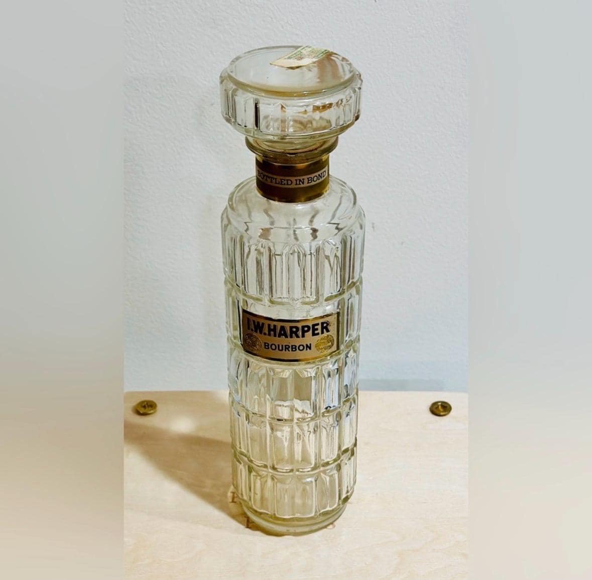 I.W. Harper Kentucky Bourbon Decorative Decanter Bottle - Etsy