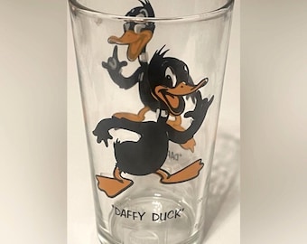 Vintage 1973 Pepsi Daffy Duck Collector Glass