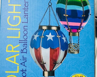 Hot Air Balloon Solar Light Lantern
