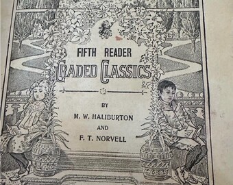 Vintage 1901 Fifth Reader: Graded Classics