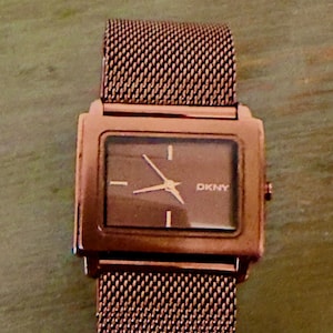 DKNY Brown Mesh Watch for Women