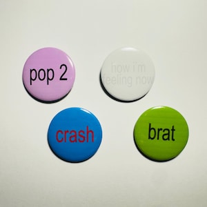 Charli XCX Music Pins Buttons Custom Handmade Fan Gifts Unique Music Inspired Accessories Pinback Charli XCX Merch