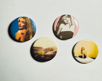Sabrina Carpenter Pinback Buttons: Handmade Music Fan Merch