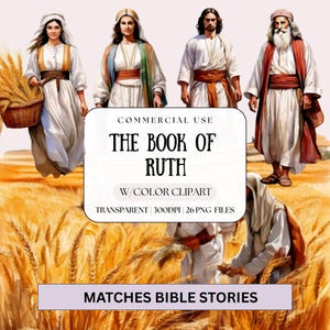 Book Of Ruth Clipart | Worship Clipart | Christian Clipart | Christian Believers | Spiritual Clipart | Bible Clipart