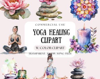 Yoga Clipart | Yoga Exercise PNG | Sports Activities | Mystical Clipart | Full Commercial Use | Yoga PNG | Junk Journal Clipart