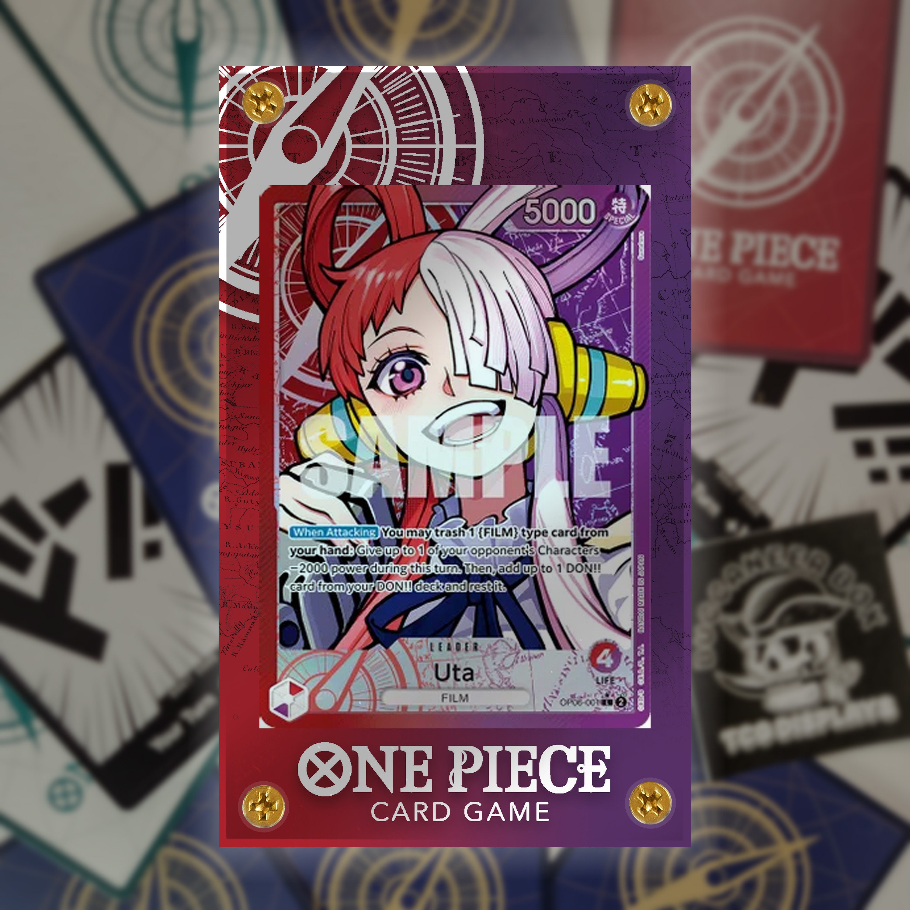 632 ワンピース RED ウタ ポストカード PSA10 バースデー PSA10鑑定済】ウタ【SEC】《紫》 OP02-120 販売ページ